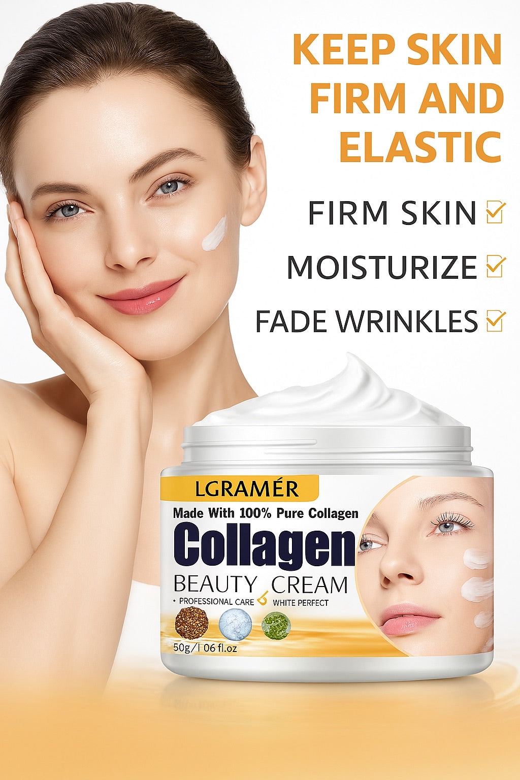 LGRAMER Collagen Boost Cream – Nourishing & Wrinkle Repair