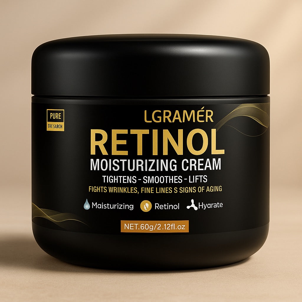 LGRAMER Retinol Men’s Cream – Anti-Aging & Hydration