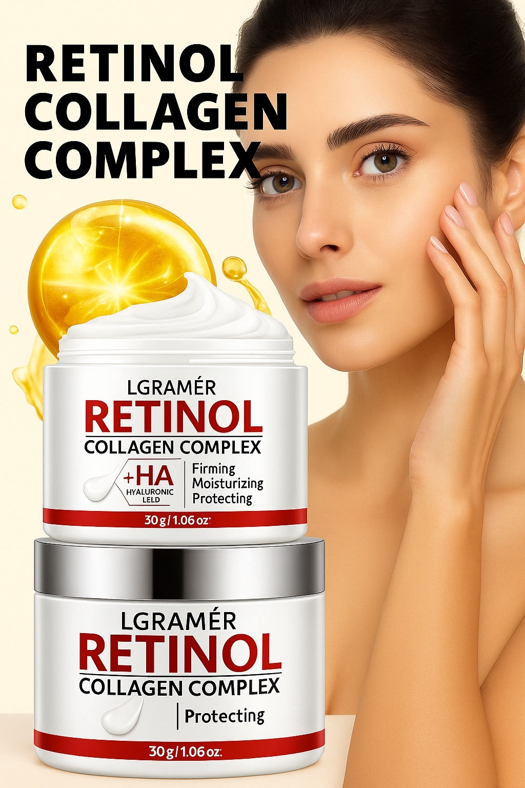 LGRAMER Lifting Cream – Retinol & Collagen Renewal